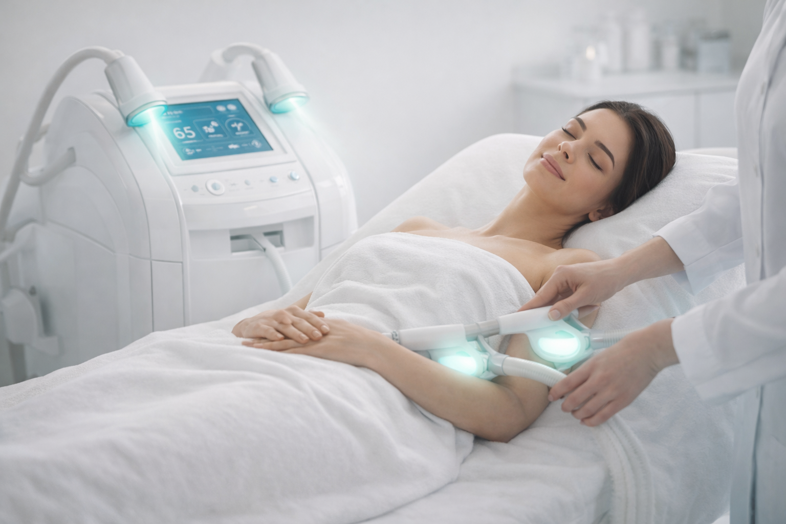 Illustration of a person looking at themselves in the mirror with a thoughtful expression